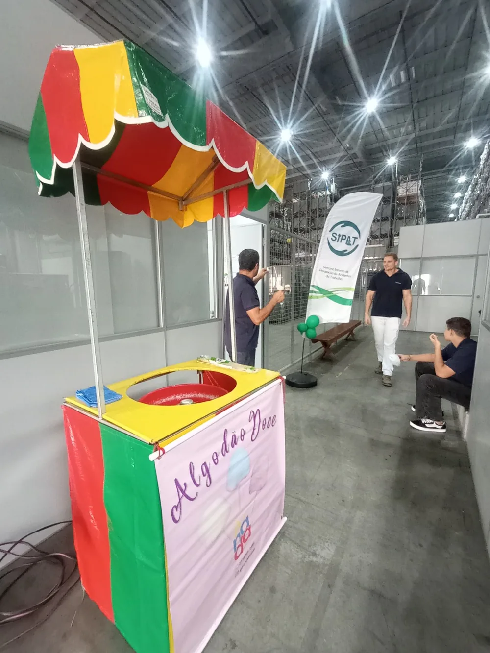 Recreação da Ivanda Festas em SIPAT de empresa parceira